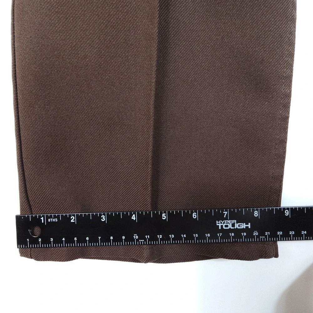 Vintage Levis 517 Mens 33x31 Brown‎ Sta-Prest Gold Tab Flared Bootcut Pants
